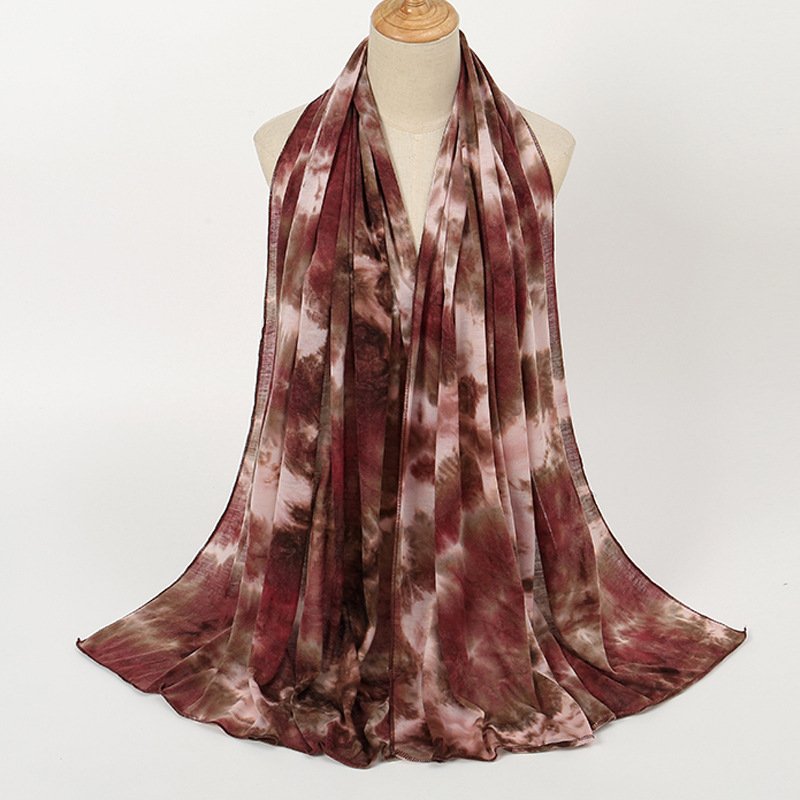 Stylish Tie-Dye Modal Scarf for Women