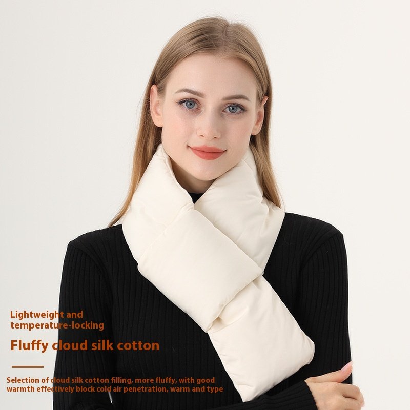Stay Warm with Thickened Fleece-lined Scarf