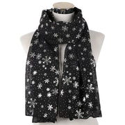 Snowflake Hot Silver Dot Scarf - Warm Winter Gift