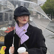 Cozy Winter Scarf for Women, Soft Solid Colors