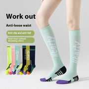 Slimming Calf Socks for Women - Anti-Slip & Moisture-Wicking