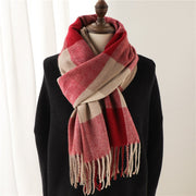 Warm Tassel Scarf for Women