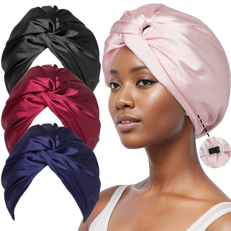Breathable Double Layer Nightcap Shower Cap for Women