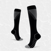 V-Shaped Compression Socks for Men & Women - Geometric Pattern