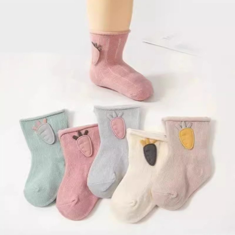 Soft Baby Socks for Newborns, Anti-Drop & Breathable, Neutral Colors