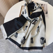 Stay Warm in Style with Plaid Cashmere Scarf