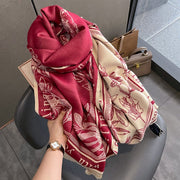 Stay Warm in Style: Double-Sided Thermal Shawl Scarf