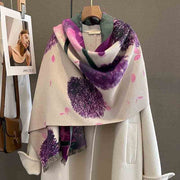 Thick Windproof Cashmere Scarf Women's Shawl