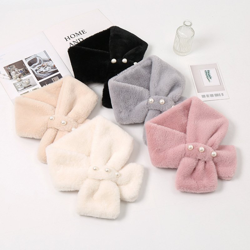 Warm Fur Collar Scarf for Women