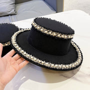 Pearl Accent Wool Hat