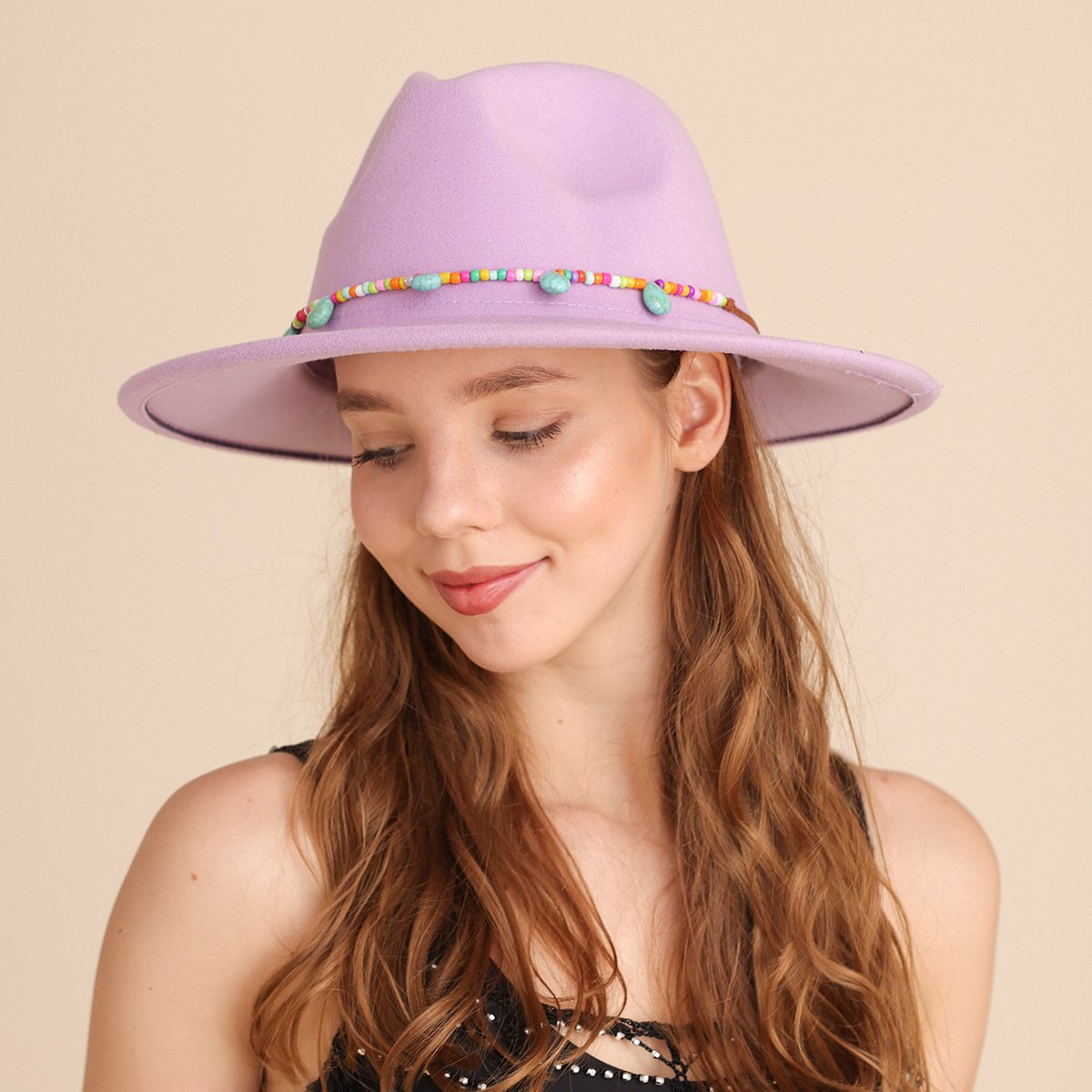 Purple Fedora Hat