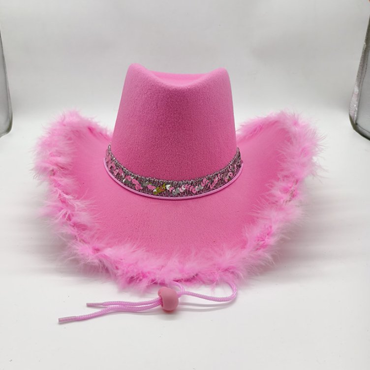 Glam Sequin Denim Hat