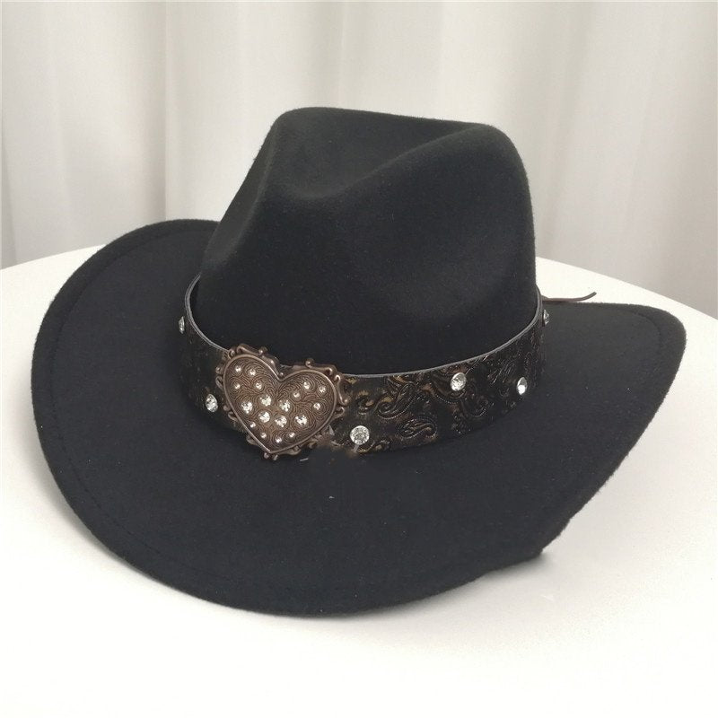 Western Style Chain Top Hat for Women