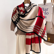 Winter Warm Beige Scarf for Women