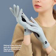 Warm Touch Screen Winter Gloves for Women - Cold-Proof Dralon
