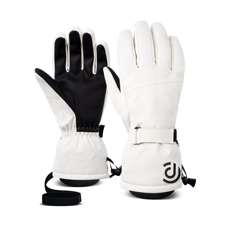Winter Touch Screen Ski Gloves for Men & Women, 5-Finger Warm Cycling Gloves