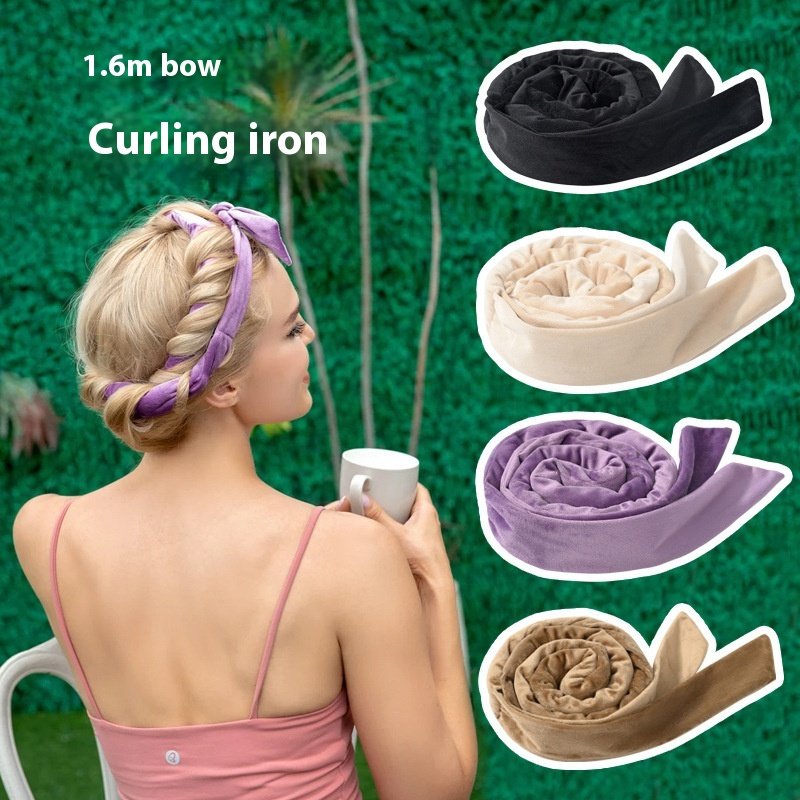 Beautify Waves with No Heat Curler Bowknot Wave