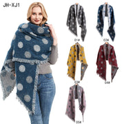 Stay Warm in Style: Polka Dot Scarf for Women