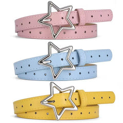 Versatile 5-Pointed Star Belt for Women