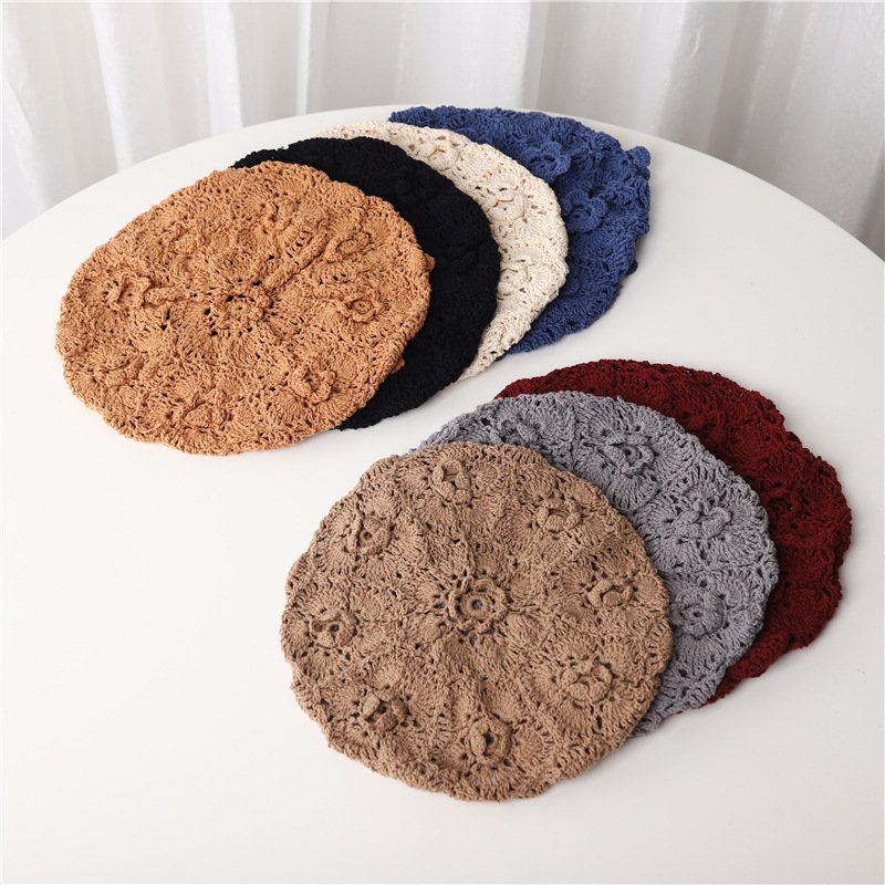 Breathable Sun-proof Wool Beret for Women