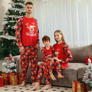 Cozy Plaid Christmas Pajama Set for Family