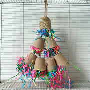 Parrot Paper Cup Gnawing Toy for Bird