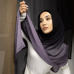 Gradient Color Wide-brimmed Lightweight Sun Scarf