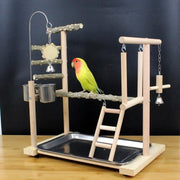 Tiger Skin Peony Bird Stand for Parrots