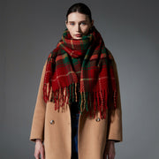 Warm Plaid Scarf