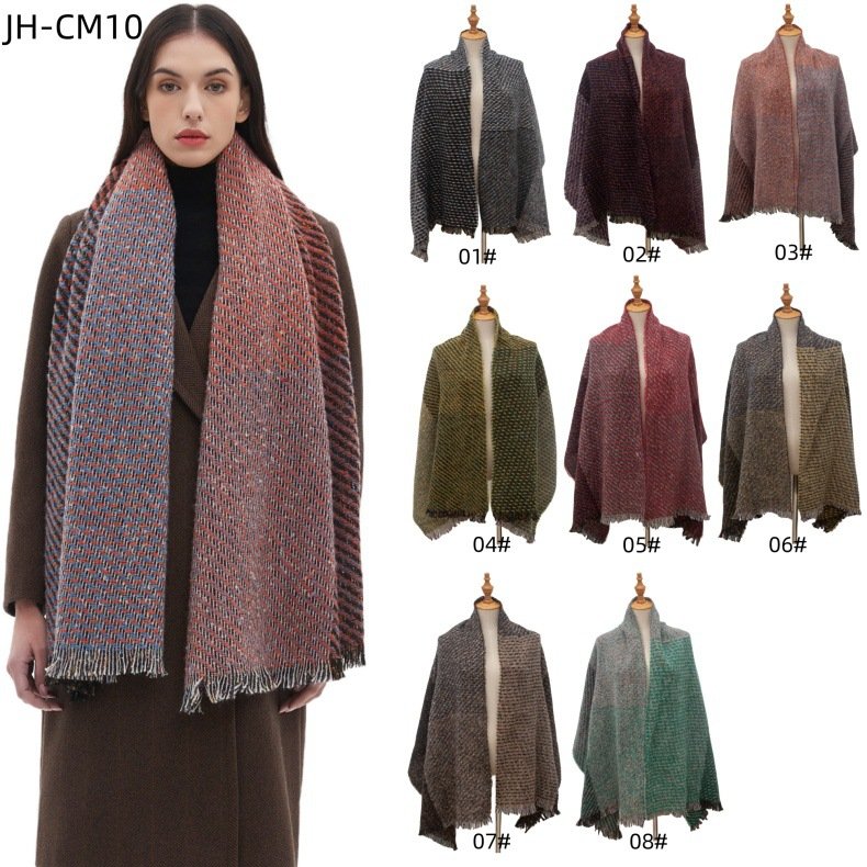 Warm Neck Warmer Scarf for Men & Women - Tie-Dye Polyester