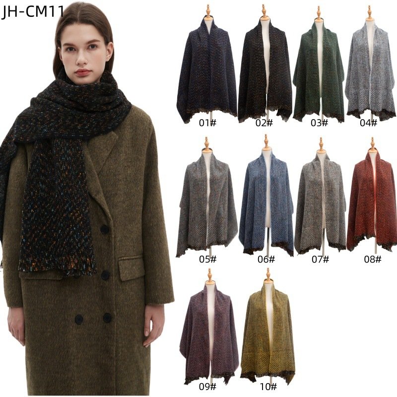 Winter Scarf for Men, Dark Blue, Black, Green, White, Coffee Blue, Blue, Cami, Red, Purple, Yellow
