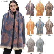 Winter Warm Jacquard Scarf for Men & Women