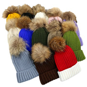 Warm Woolen Knitted Hat for Women - Thick & Cozy Winter Cap