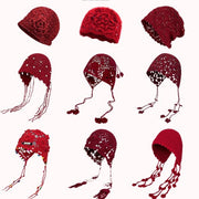 Fashion Crochet Tassel Ear Warmer Hat