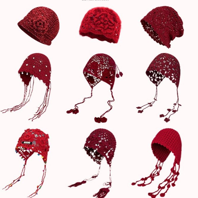 Fashion Crochet Tassel Ear Warmer Hat