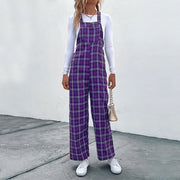 Plaid Spaghetti Strap Jumpsuit for Women