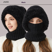 Warm Knit Hat Scarf Set