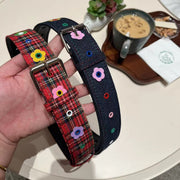 Embossed Fashion Belt for Women