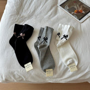 Soft Japanese Socks for Women Mid-Calf Length