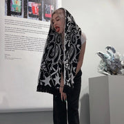 Double-Sided Jacquard Scarf for Women