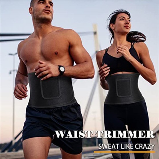 Sweat-Resistant Sports Waist Support Belt