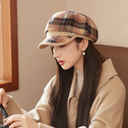 Warm Plaid Hat