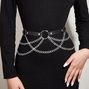 Tassel Leather Waist Chain for Women