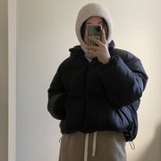 Warm Plush Scarf Hat for Women Adult