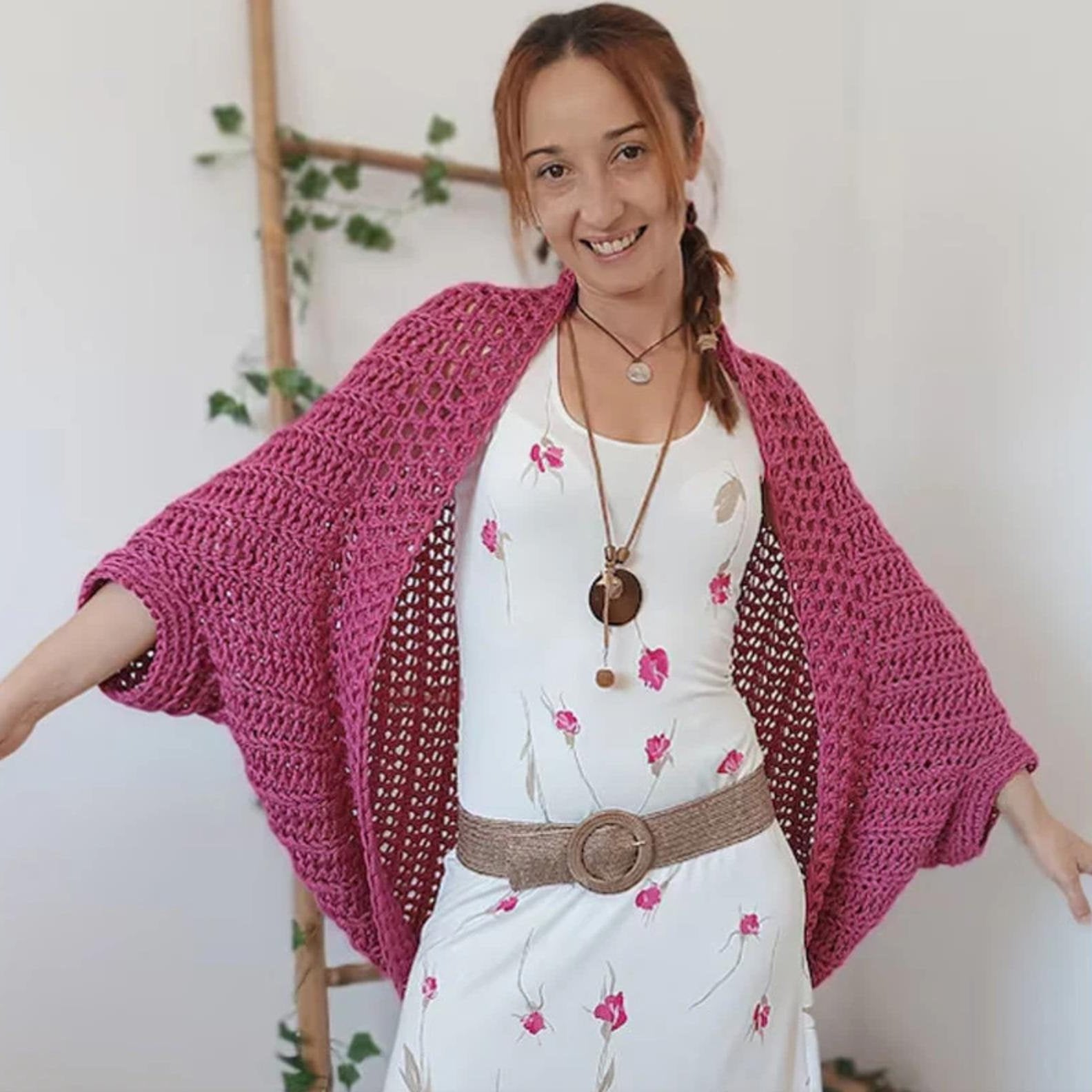 Cozy Women's Loose Sweater Coat with Shawl Collar