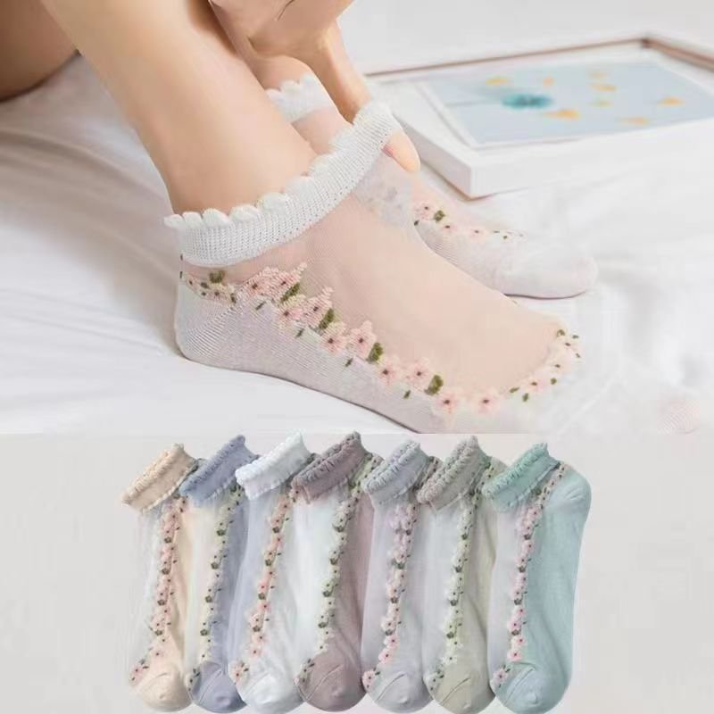 Breathable Ankle Socks for Women - 7 Pack