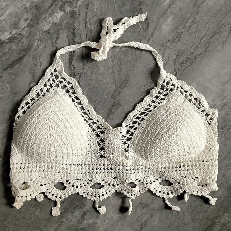 Sexy Lace Back Cotton Vest for Women