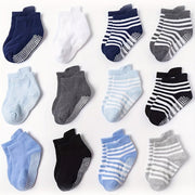Non-Slip Baby Socks, 12 Pairs