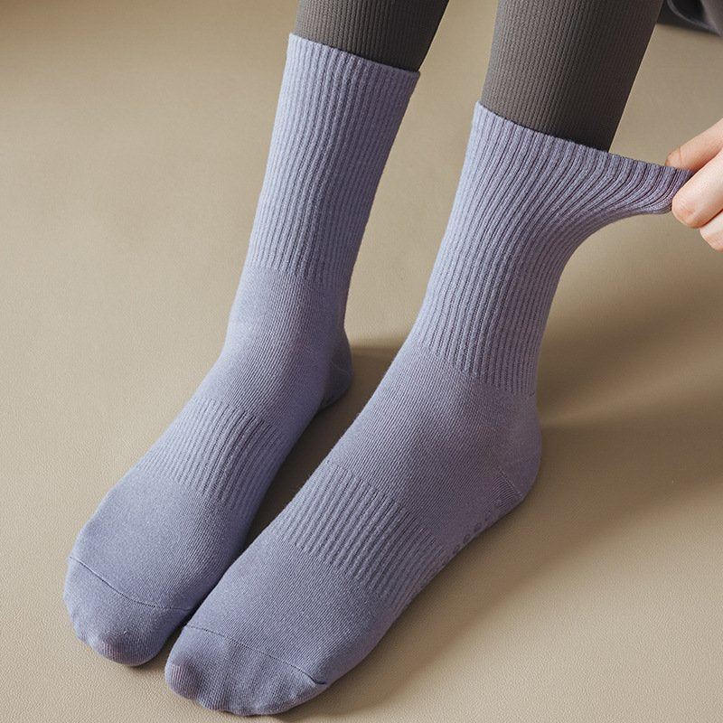 Non-slip Mid-calf Yoga Socks for Women