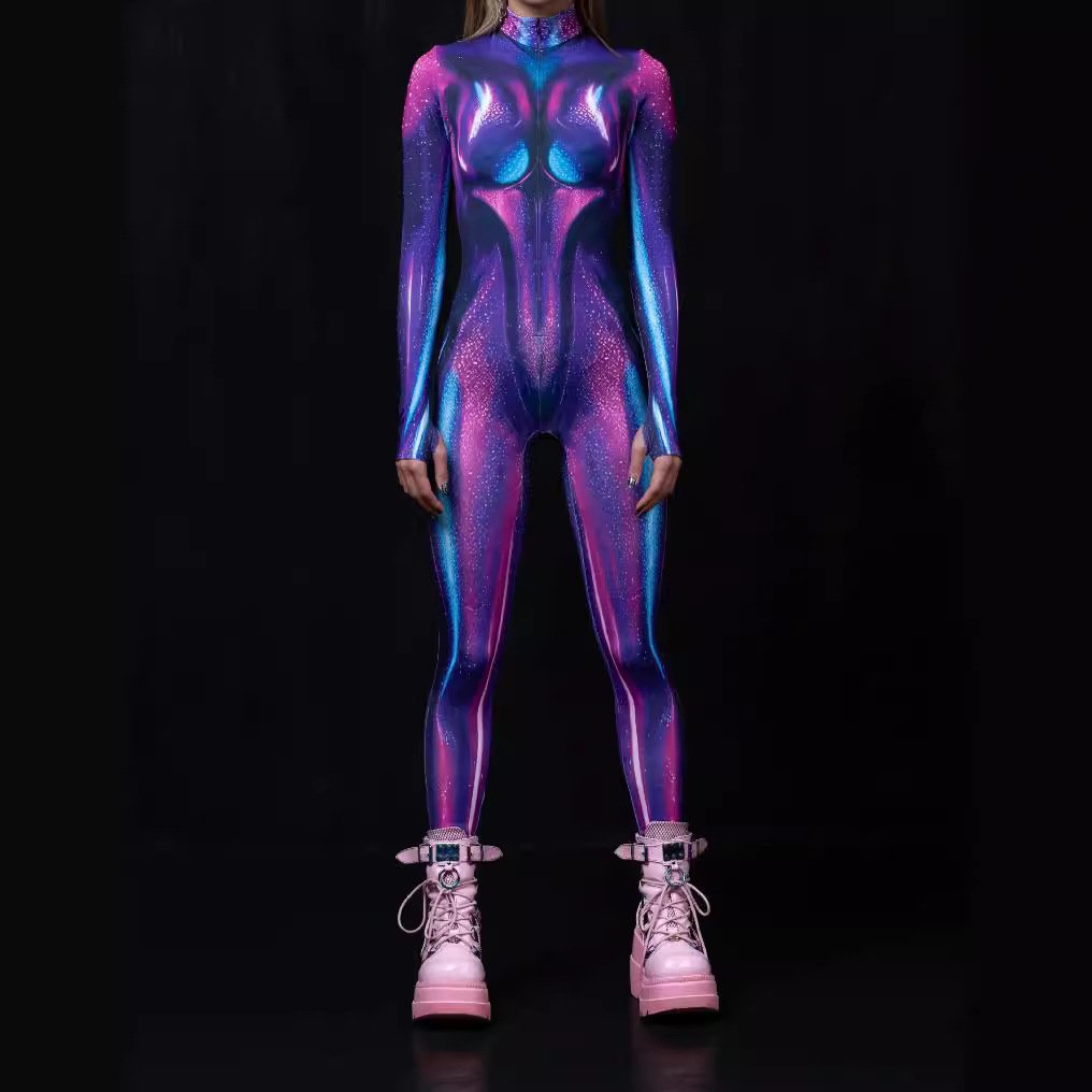 3D Digital Printing Halloween Tights for Women